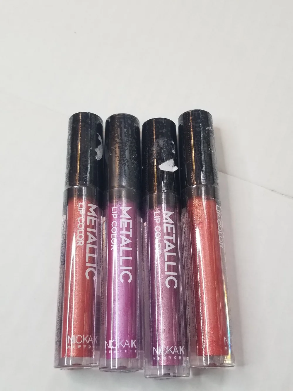 Metallic Lip Color Set - Purple & Pink Metallic Shades  Brand Name  NICKAK.